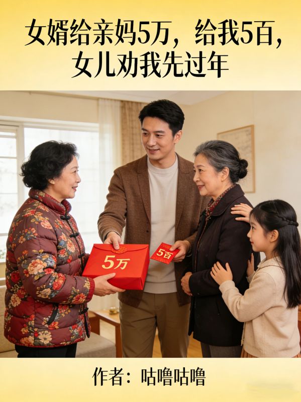 女婿给亲妈红包5万,给我5百,女儿劝我先过年