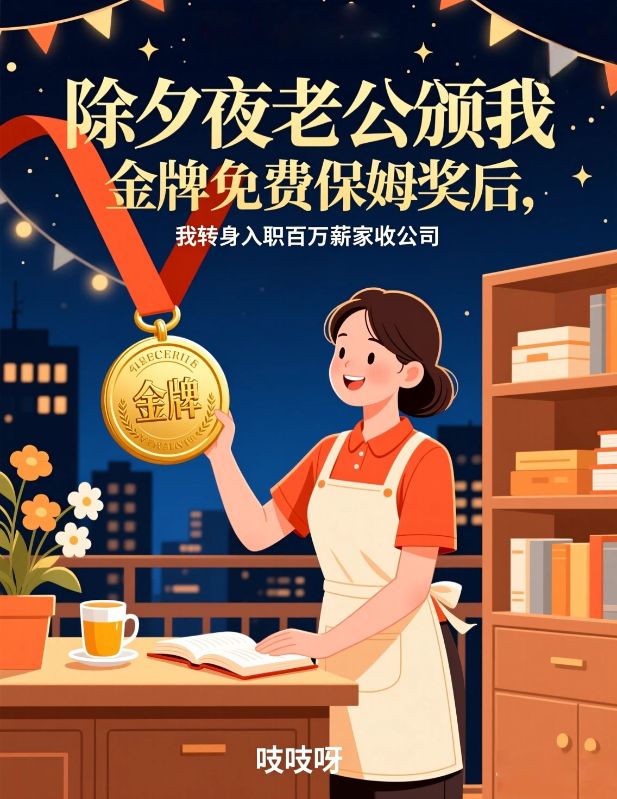 除夕夜老公颁我金牌免费保姆奖后,我转身入职百万年薪家政公司