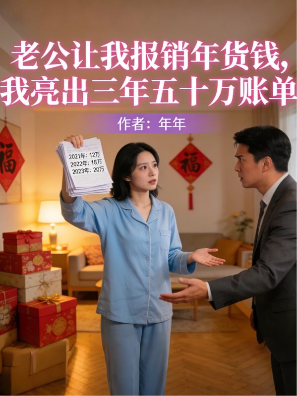 老公让我报销年货钱,我亮出三年五十万账单