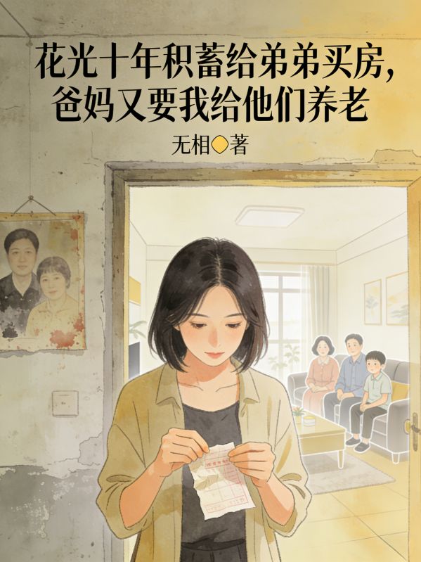 花光十年积蓄给弟弟买房,爸妈又要我给他们养老