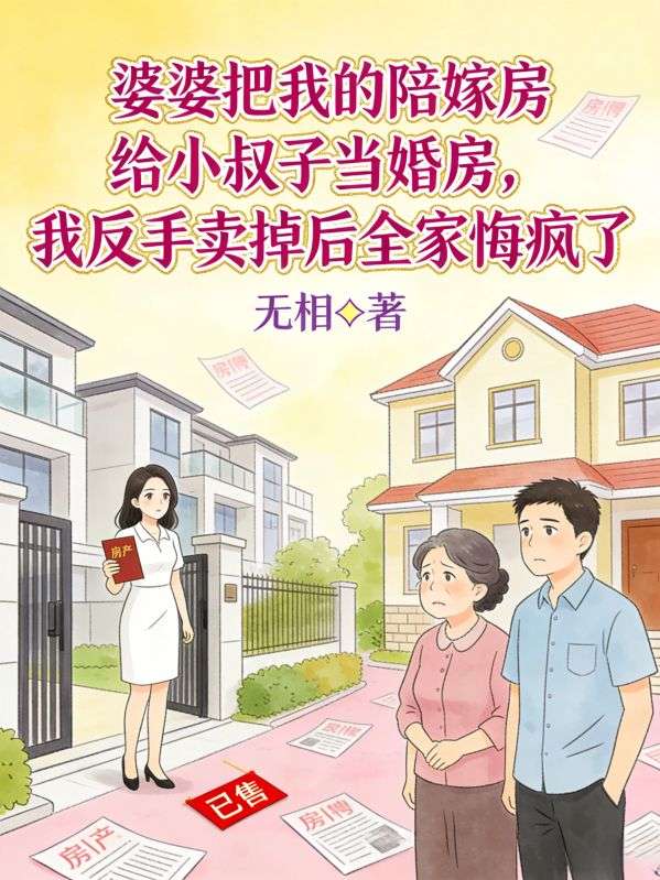 婆婆把我的陪嫁房给小叔子当婚房，我反手卖掉后全家悔疯了