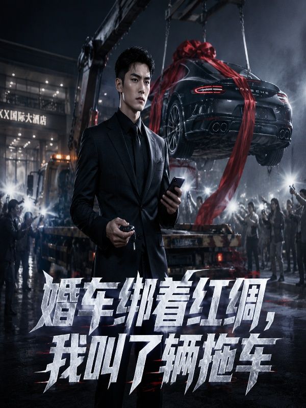 婚车绑着红绸，我叫了辆拖车