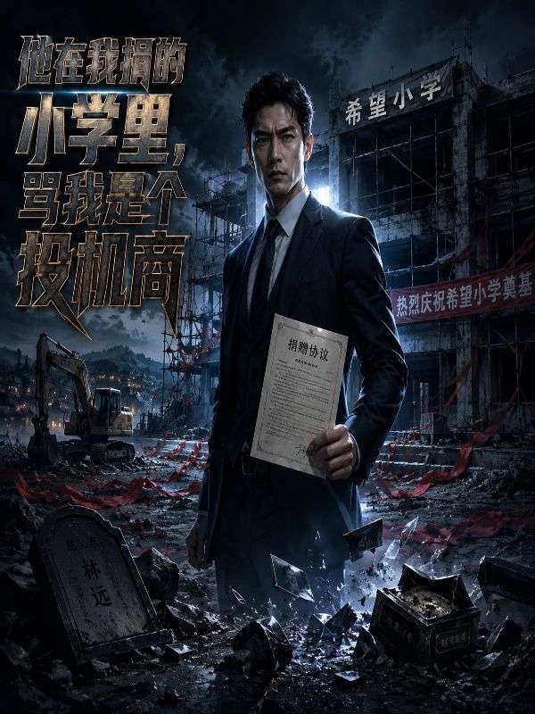 他在我捐的小学里，骂我是个投机商