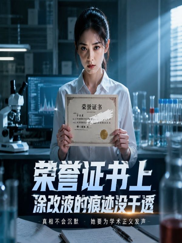 荣誉证书上，涂改液的痕迹没干透