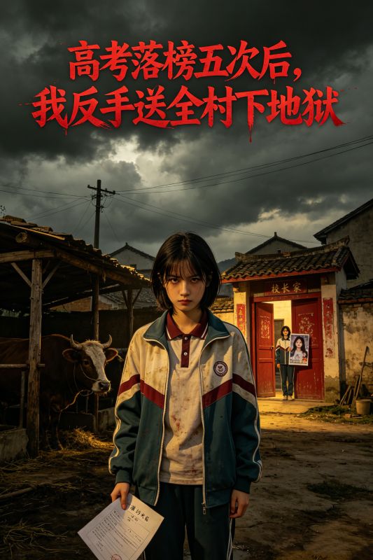 高考落榜五次后,我反手送全村下地狱