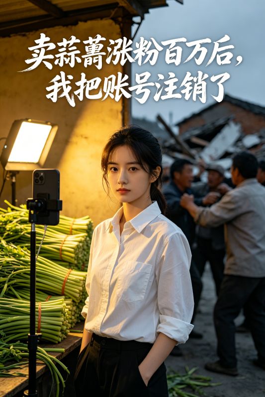 卖蒜薹涨粉百万后,我把账号注销了