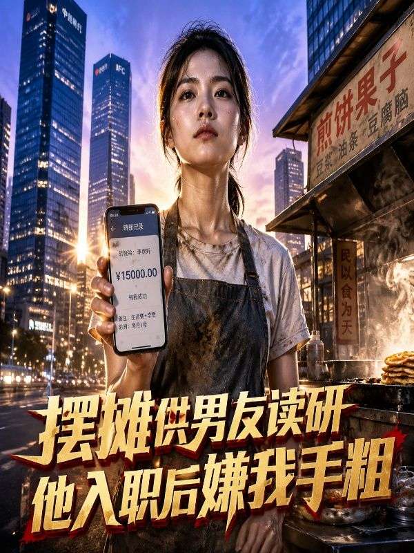 摆摊供男友读研，他入职后嫌我手粗