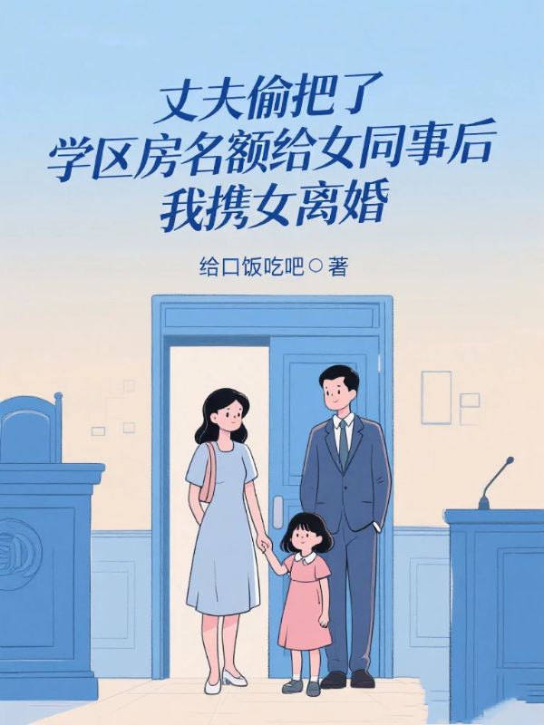 丈夫偷把学区房名额给女同事后,我携女离婚