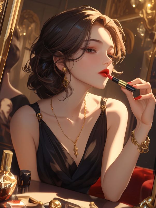 桐枝折尽宵梦晚
