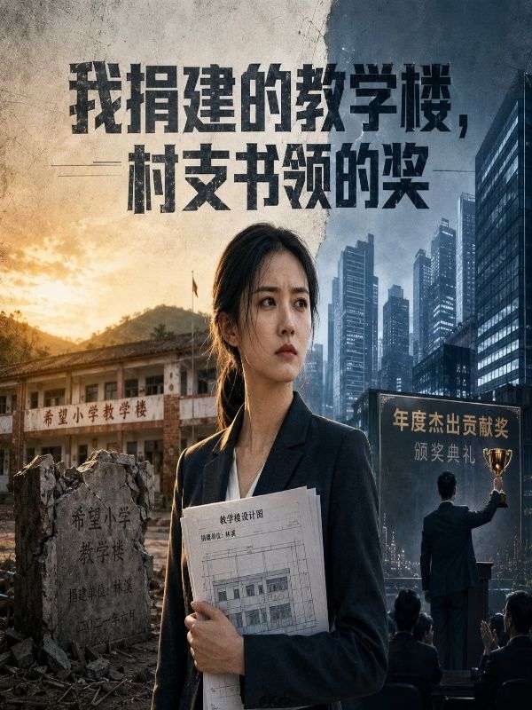 我捐建的教学楼，村支书领的奖