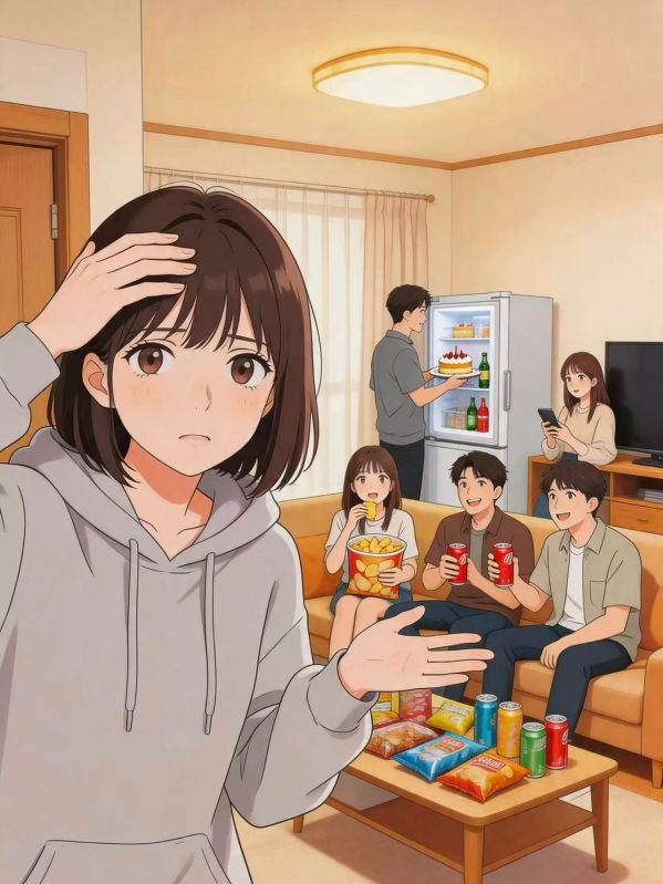 同事强行要到我家免费团建