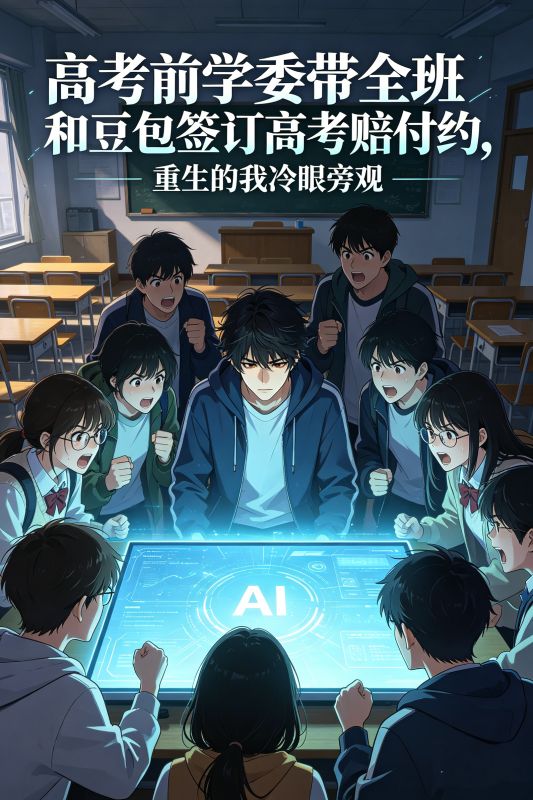 高考前学委带全班和豆包签订高考赔付约，重生的我冷眼旁观