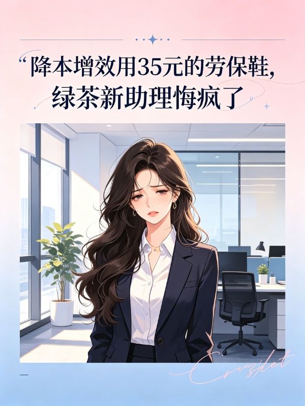降本增效用35元的劳保鞋,绿茶新助理悔疯了