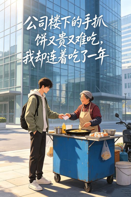 公司楼下的手抓饼又贵又难吃，我却连着吃了一年