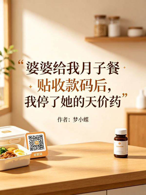 婆婆给我月子餐贴收款码后，我停了她的天价药