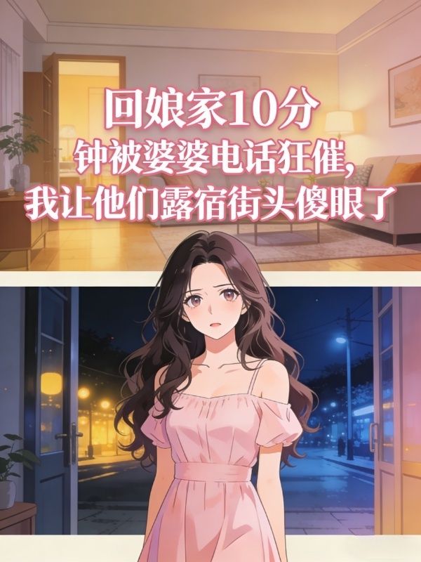 回娘家10分钟被婆婆电话狂催，我让他们露宿街头傻眼了