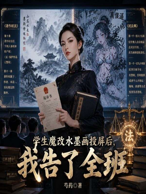 学生魔改水墨画投屏后,我告了全班