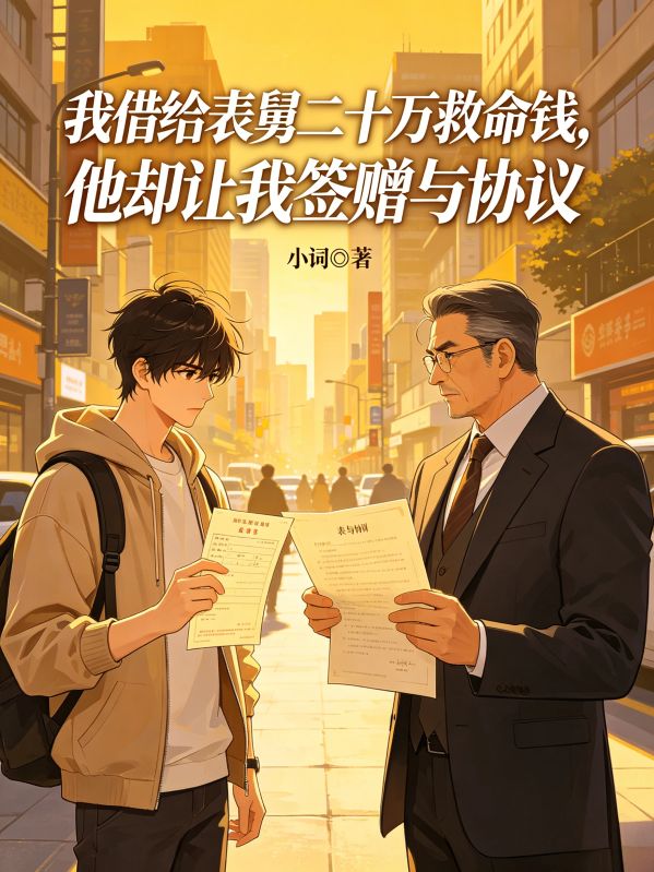 我借给表舅二十万救命钱,他却让我签赠与协议