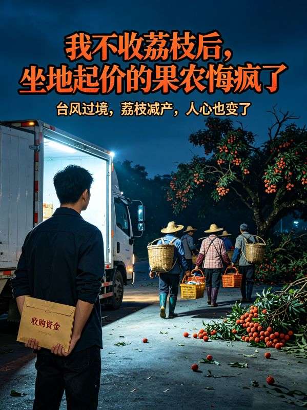 我不收荔枝后,坐地起价的果农悔疯了