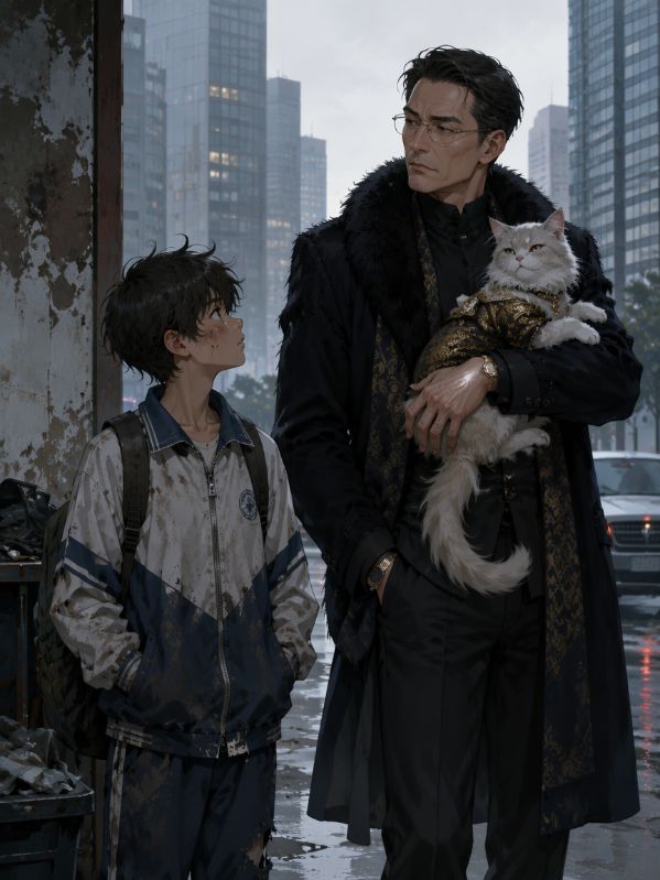 爸爸坚信小猫是哥哥转世
