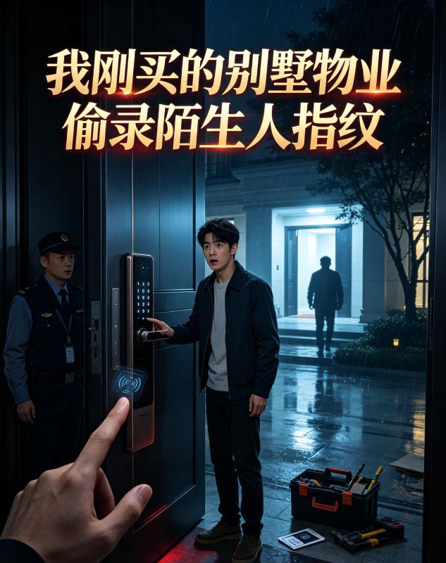 我刚买的别墅物业偷录陌生人指纹