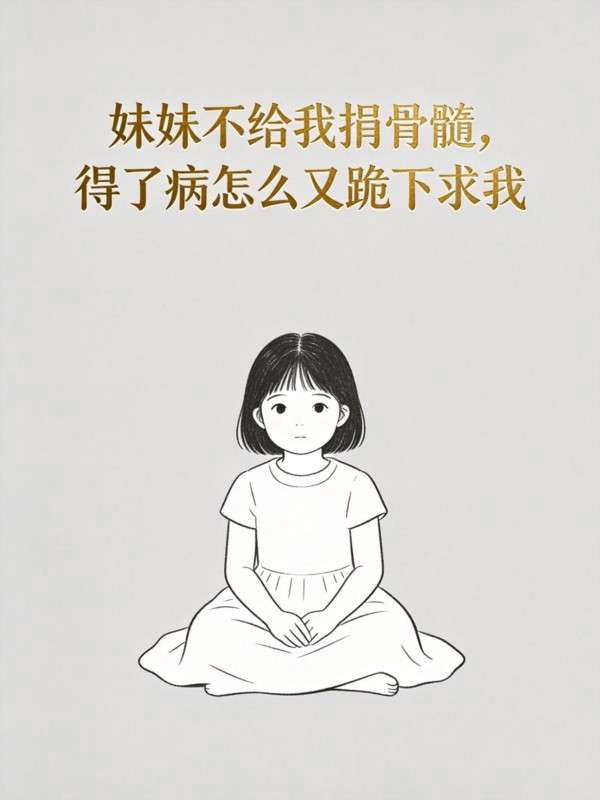 妹妹不给我捐骨髓,得了病怎么又跪下求我