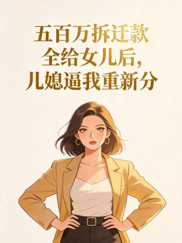 五百万拆迁款全给女儿后,儿媳逼我重新分