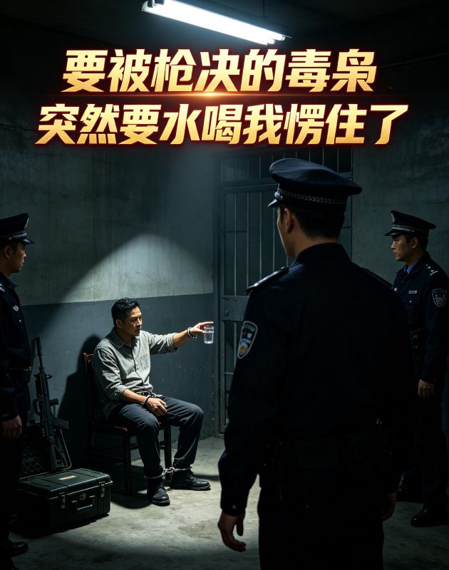 要被枪决的毒枭突然要水喝我愣住了