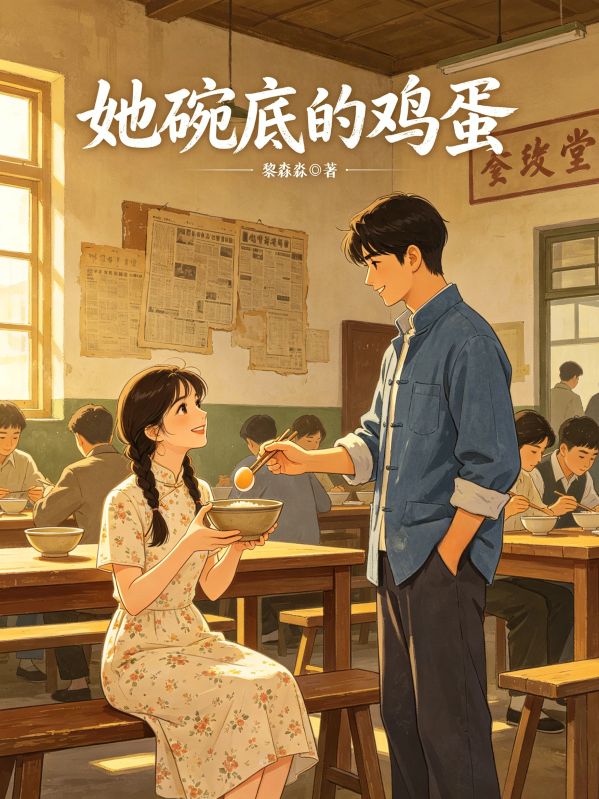 她碗底的鸡蛋