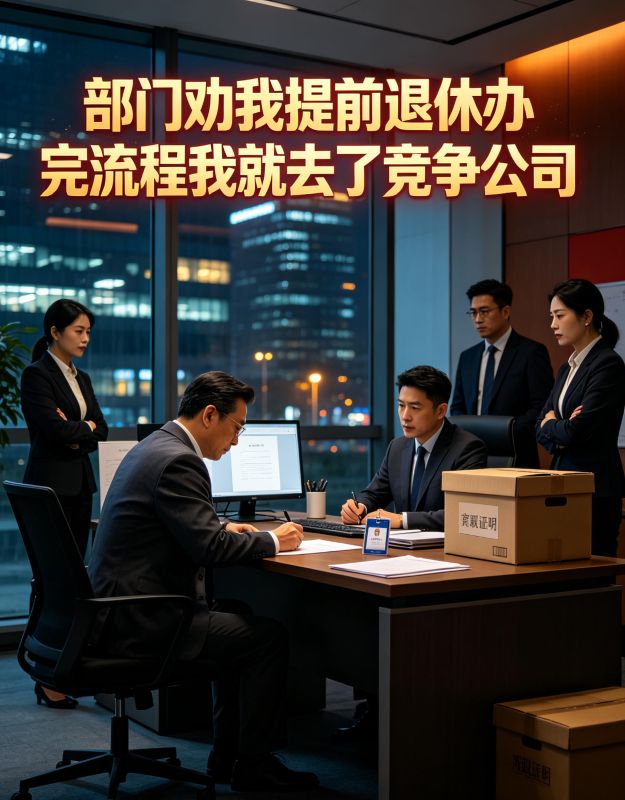 部门劝我提前退休办完流程我就去了竞争公司