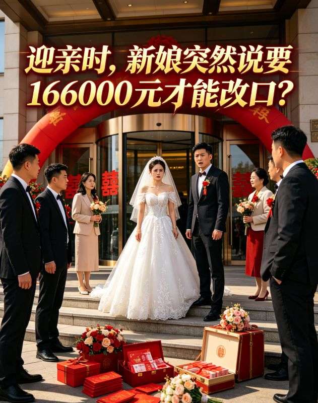 迎亲时，新娘突然说要 166000 元才能改口？