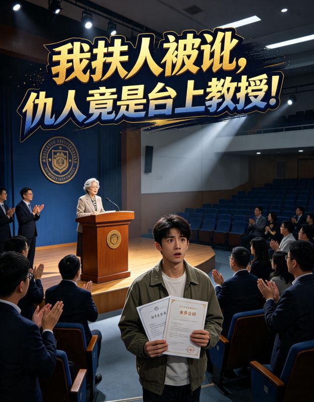 我扶人被讹,仇人竟是台上教授!