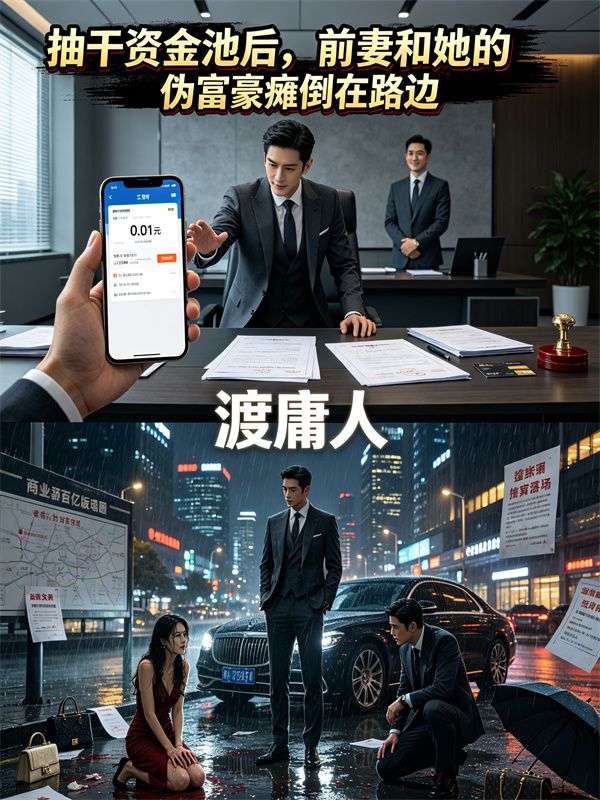 抽干资金池后,前妻和她的伪富豪瘫倒在路边