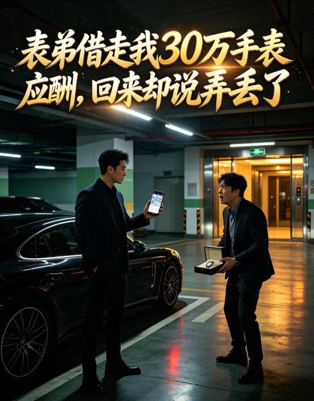 表弟借走我30万手表应酬,回来却说弄丢了