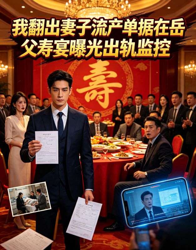 我翻出妻子流产单据在岳父寿宴曝光出轨监控