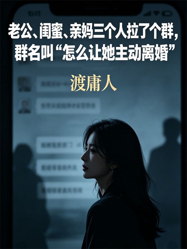 老公、闺蜜、亲妈三个人拉了个群，群名叫“怎么让她主动离婚