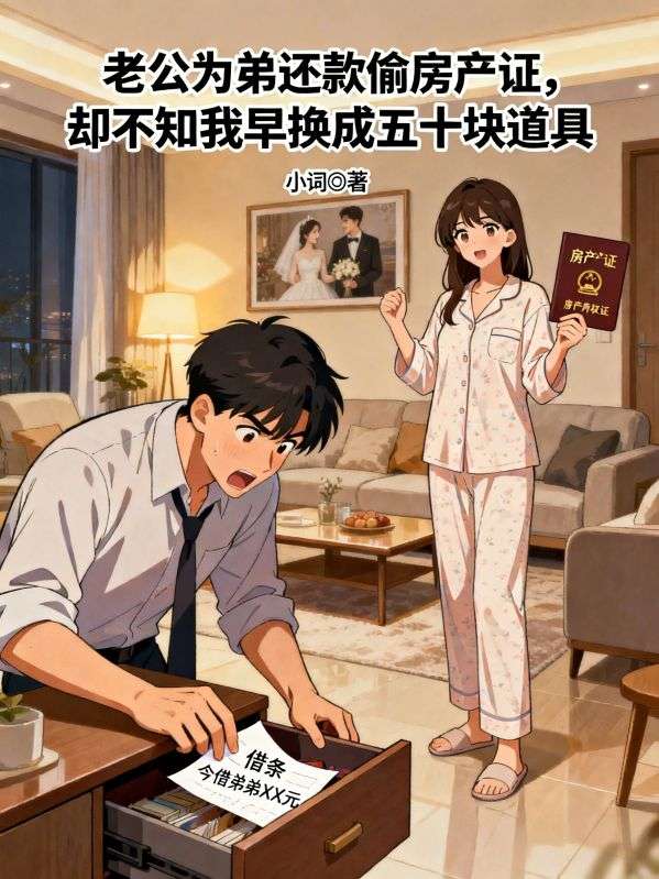 老公为弟还贷款偷房产证,却不知我早换成五十块道具
