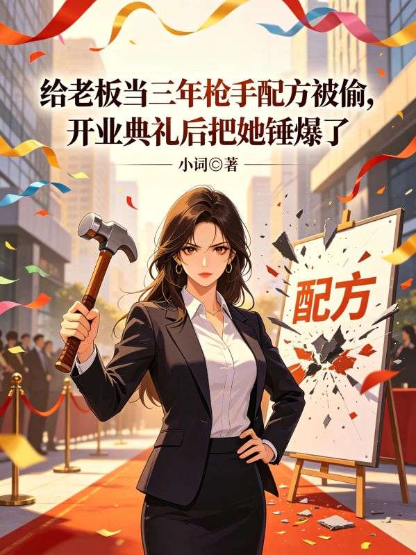 给老板当三年枪手配方被偷,开业典礼后把她锤爆了