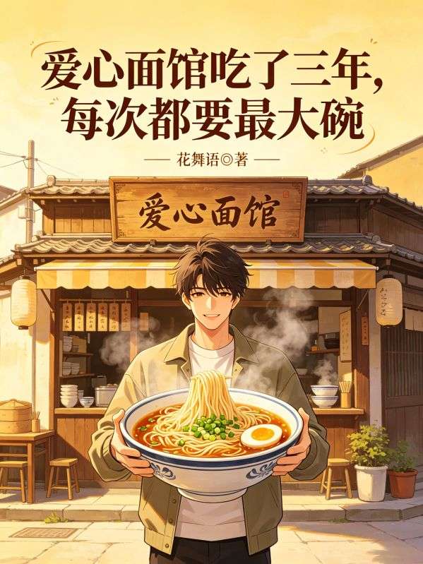 爱心面馆吃了三年,每次都要最大碗
