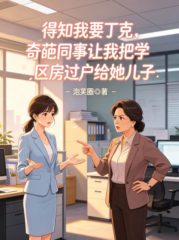 得知我要丁克,奇葩同事让我把学区房过户给她儿子