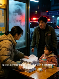 拿我女儿救命钱充大款,我让丈夫初恋去牢里坐月子