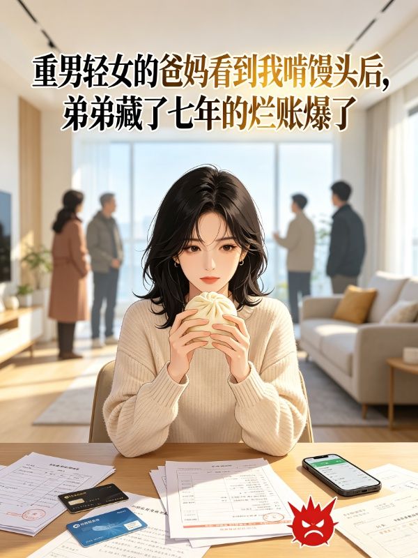 重男轻女的爸妈看到我啃馒头后，弟弟藏了七年的烂账爆了