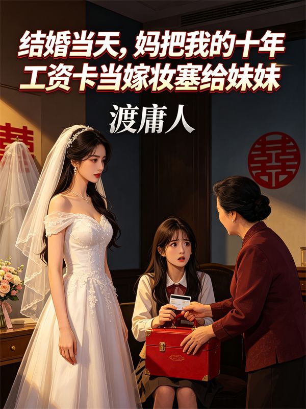 结婚当天,妈把我的十年工资卡当嫁妆塞给妹妹