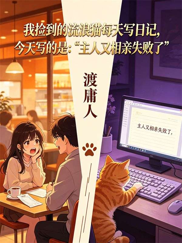 我捡到的流浪猫每天写日记,今天写的是:“主人又相亲失败了”