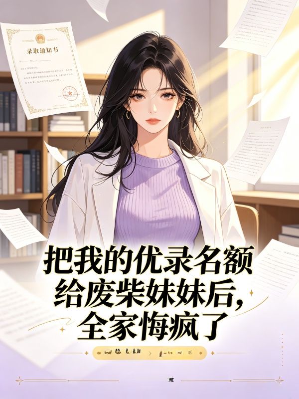 把我的优录名额给废柴妹妹后，全家悔疯了。