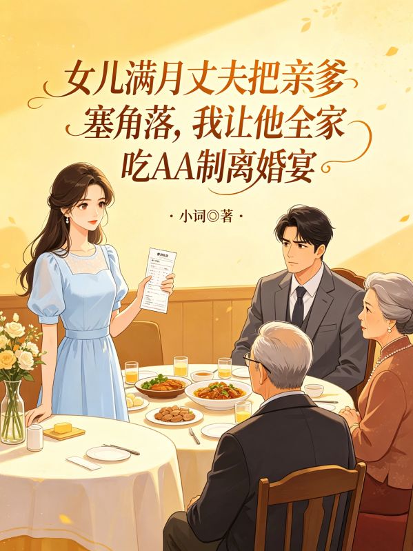 女儿满月丈夫把亲爹塞角落,我让他全家吃AA制离婚宴