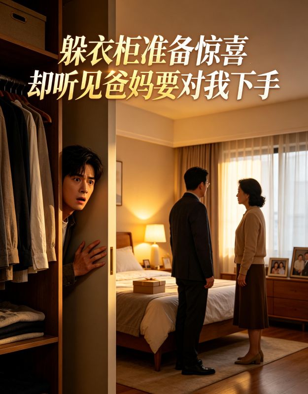 躲衣柜准备惊喜却听见爸妈要对我下手