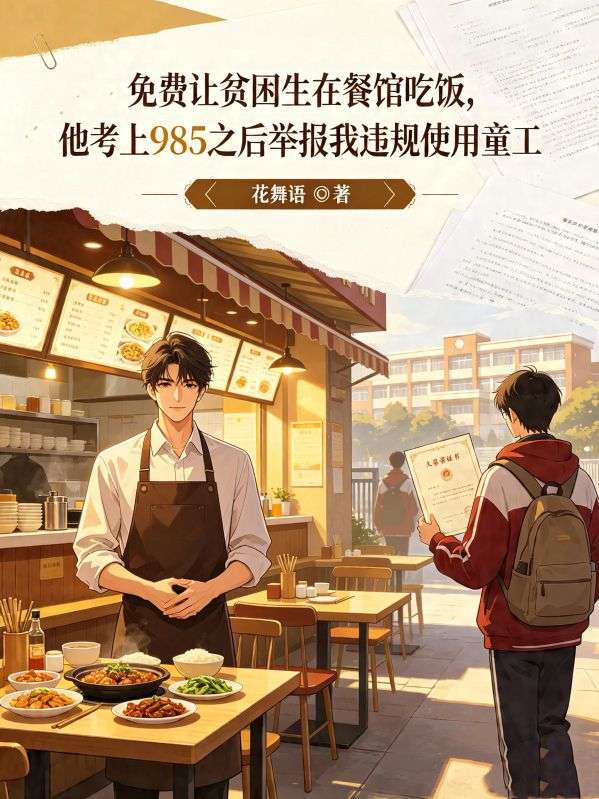 免费让贫困生在餐馆吃饭,他考上985之后举报我违规使用童工