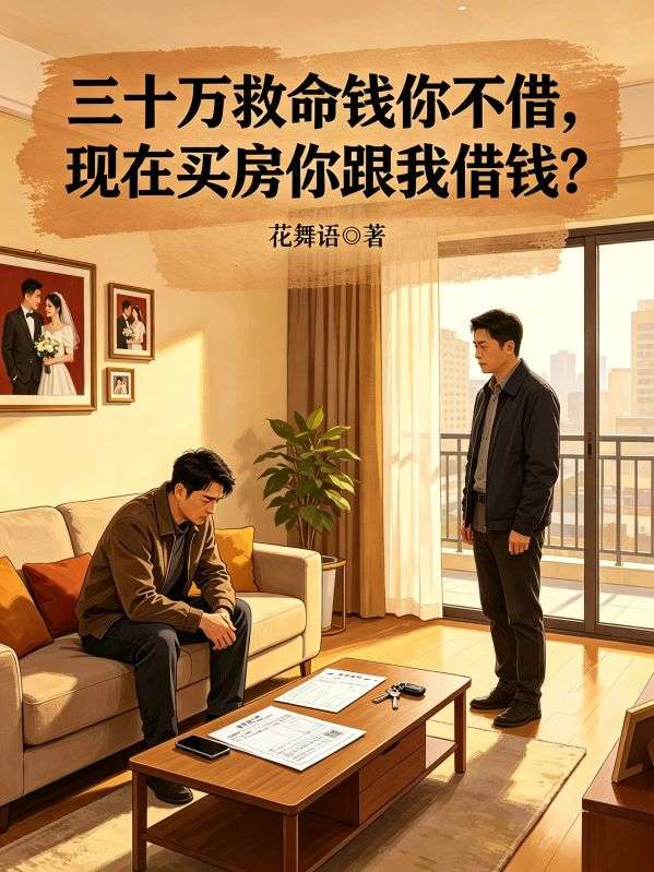 三十万救命钱你不借,现在买房你跟我借钱?