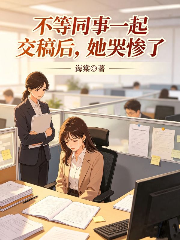 不等同事一起交稿后,她哭惨了